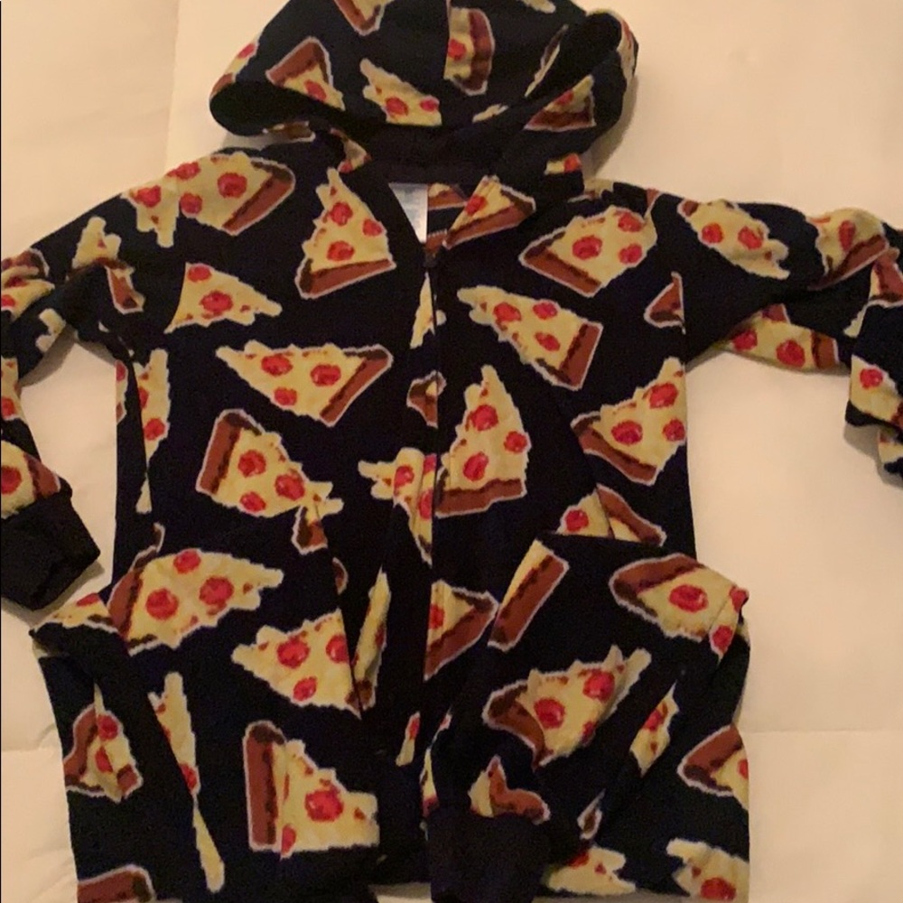 Pizza zipper pjs